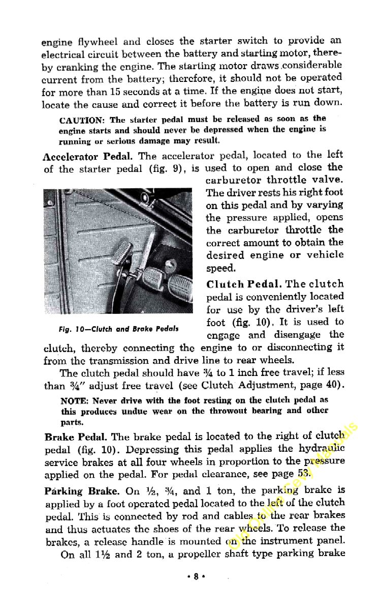 1953 Chevrolet Trucks Operators Manual Page 29